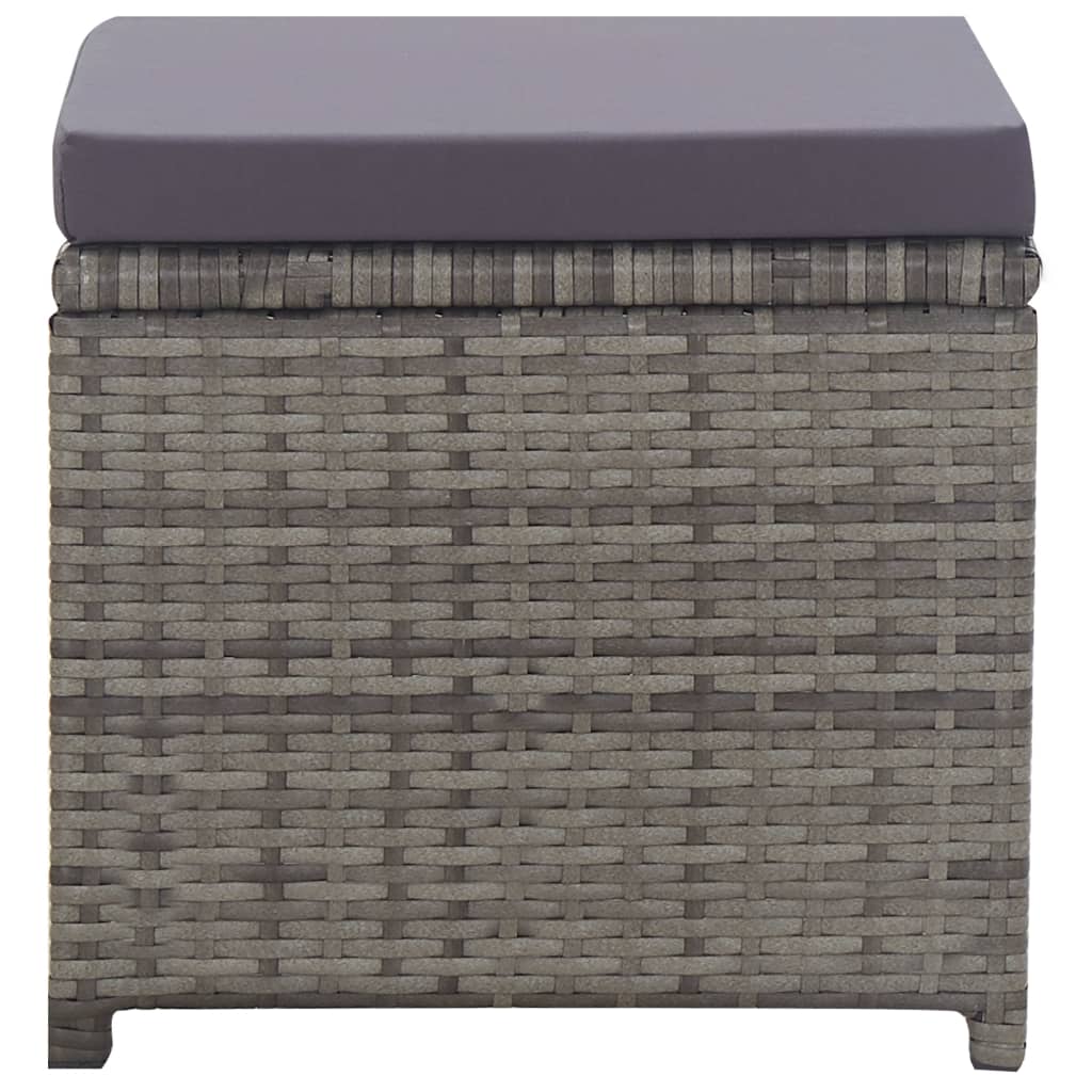 Σετ Τραπεζαρίας Εξ. Χώρου 5 τεμ Ανθρακί Συνθ. Ρατάν/Ακακία