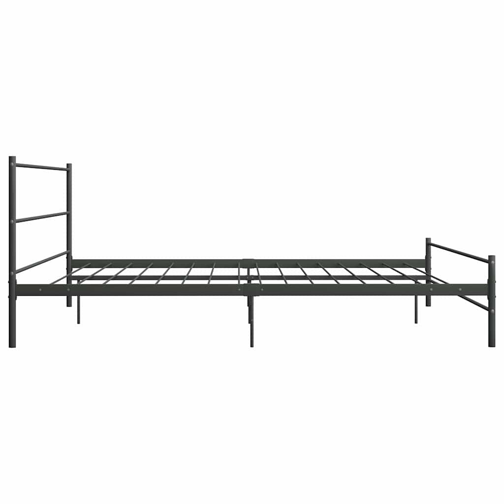Πλαίσιο Κρεβατιού Γκρι 180 x 200 εκ. Μεταλλικό - PAKOBAZAAR