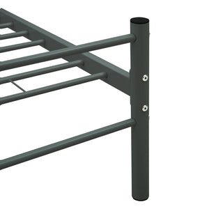 Πλαίσιο Κρεβατιού Γκρι 90 x 200 εκ. Μεταλλικό - Pakobazaar