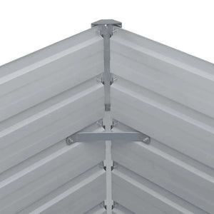 Ζαρντινιέρα Ψηλή Πράσινη 160x80x77 εκ. Γαλβανισμένος Χάλυβας - Pakobazaar