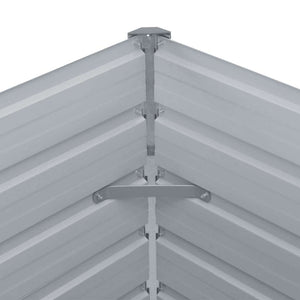 Ζαρντινιέρα Ψηλή Πράσινη 160x80x45 εκ. Γαλβανισμένος Χάλυβας