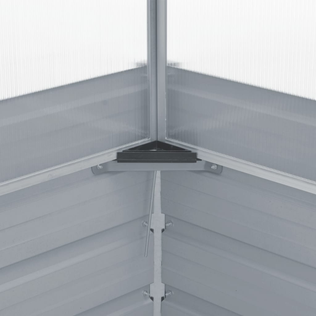 Θερμοκήπιο Σπορείο Πράσινο 100x100x77 εκ. Γαλβανισμένος Χάλυβας - Pakobazaar