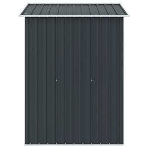 Αποθήκη Κήπου Ανθρακί 204 x 132 x 186 εκ. Ατσάλινη - Pakobazaar