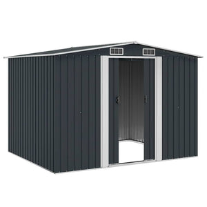Αποθήκη Κήπου Ανθρακί 257 x 205 x 178 εκ. Ατσάλινη - Pakobazaar