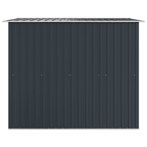 Αποθήκη Κήπου Ανθρακί 257 x 205 x 178 εκ. Ατσάλινη - Pakobazaar