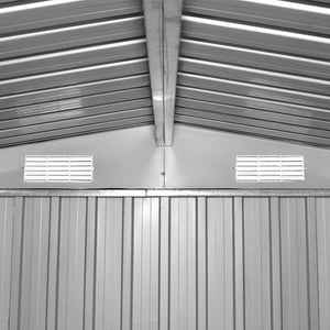Αποθήκη Κήπου Ανθρακί 257 x 205 x 178 εκ. Ατσάλινη - Pakobazaar