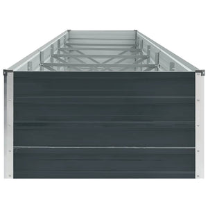 Ζαρντινιέρα Υπερυψωμένη Ανθρακί 480x80x45 εκ. Γαλβαν. Χάλυβας - Pakobazaar