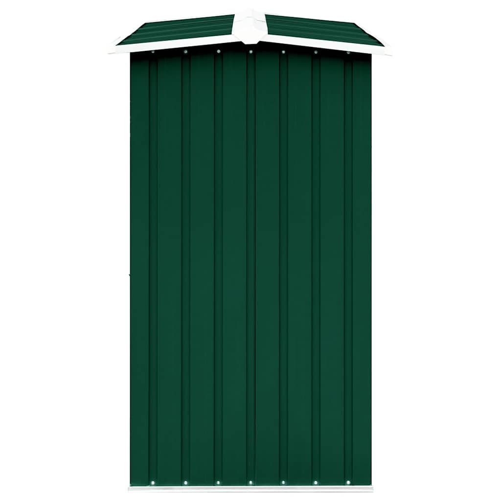 Υπόστεγο Αποθήκευσης Ξύλων Κήπου Πράσινο 330x92x153 εκ. Ατσάλι - Pakobazaar