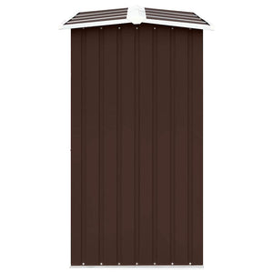 Υπόστεγο Αποθήκευσης Ξύλων Κήπου Καφέ 330x92x153 εκ. Ατσάλι - Pakobazaar