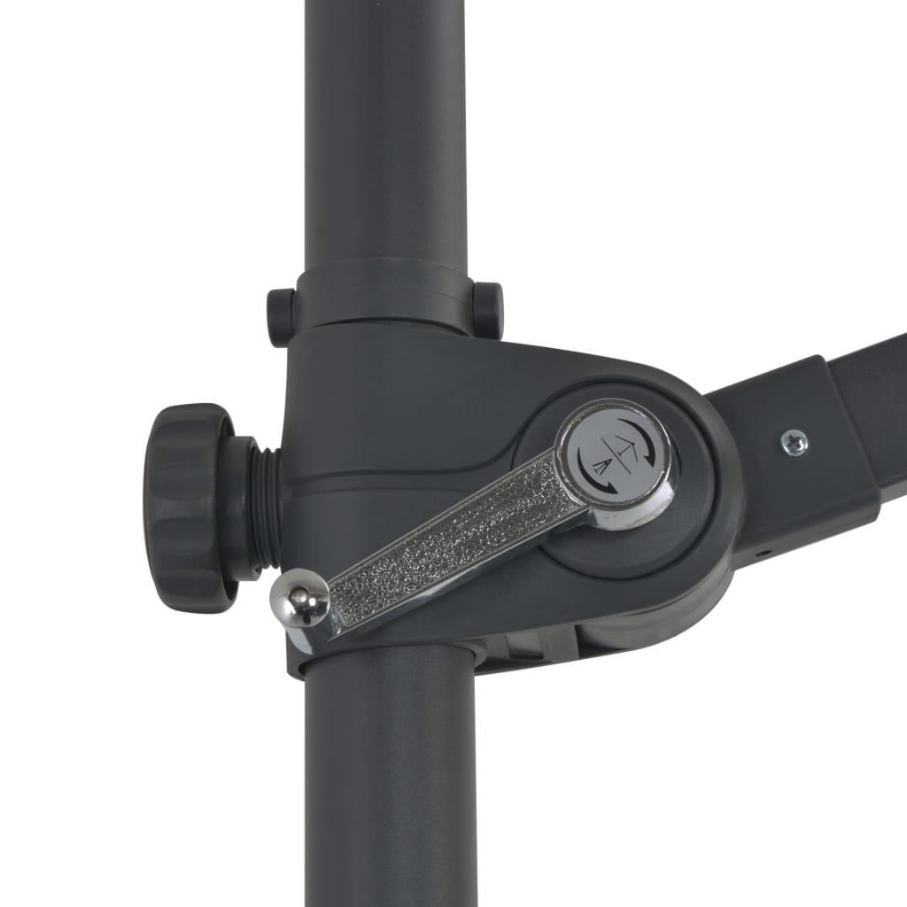 Ομπρέλα Κήπου Κρεμ. Πρόβολος Αζούρ Μπλε 300 εκ Ιστό Ατσάλι