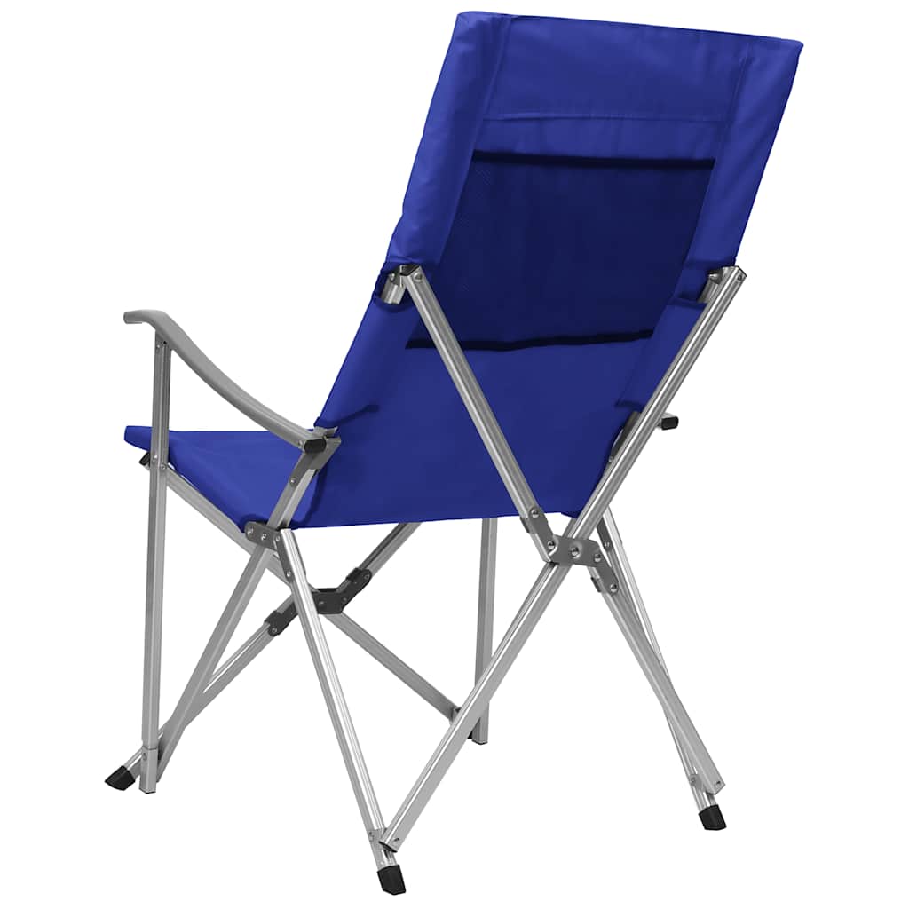 Καρέκλες Camping Πτυσσόμενες 2 τεμ. Μπλε - Pakobazaar