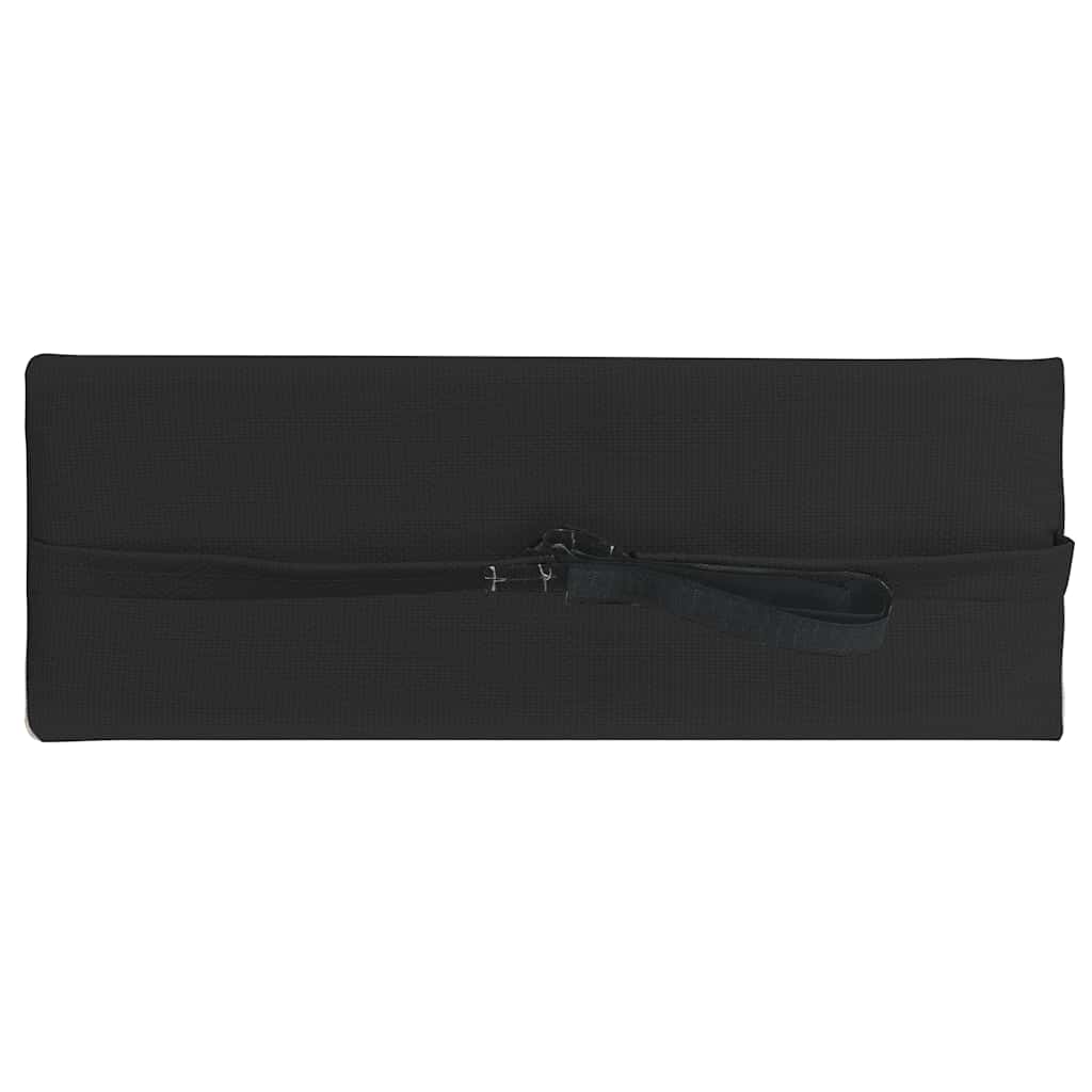 Προσκέφαλο Σεζλόνγκ Μαύρο 40 x 7,5 x 15 εκ. από Textilene