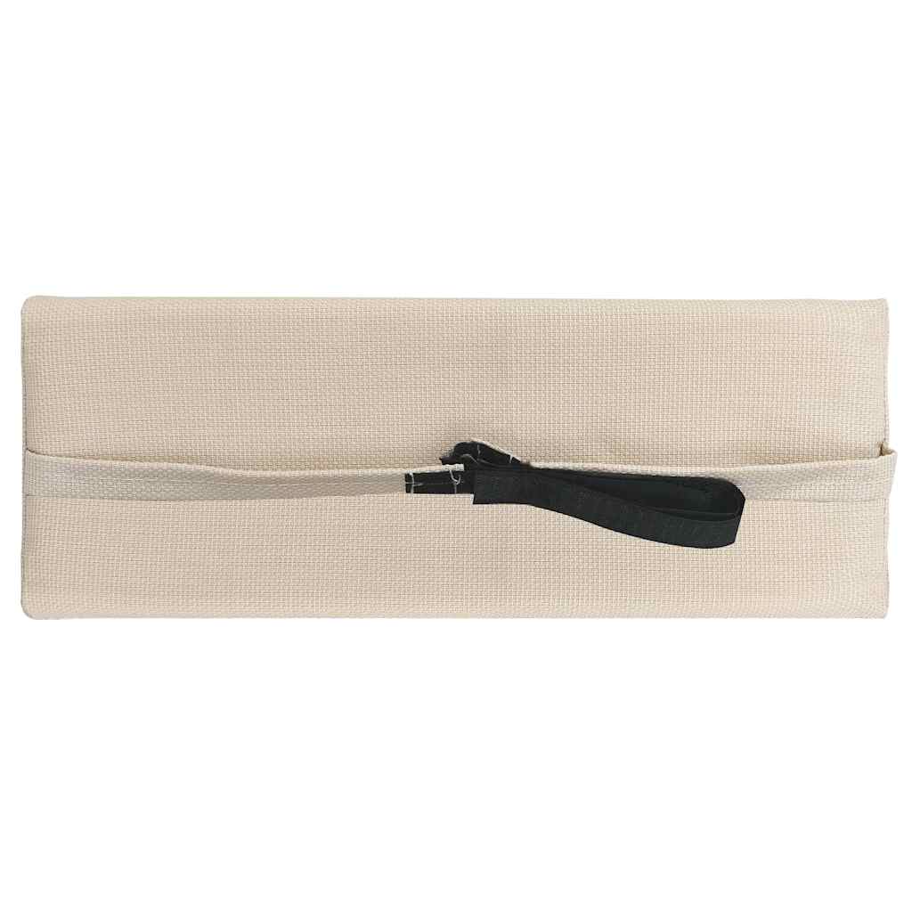 Προσκέφαλο Σεζλόνγκ Κρεμ 40 x 7,5 x 15 εκ. από Textilene - Pakobazaar