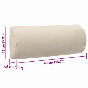 Προσκέφαλο Σεζλόνγκ Κρεμ 40 x 7,5 x 15 εκ. από Textilene - Pakobazaar