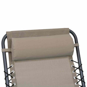 Προσκέφαλο Σεζλόνγκ Taupe 40 x 7,5 x 15 εκ. από Textilene