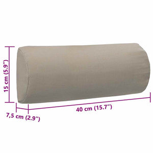Προσκέφαλο Σεζλόνγκ Taupe 40 x 7,5 x 15 εκ. από Textilene