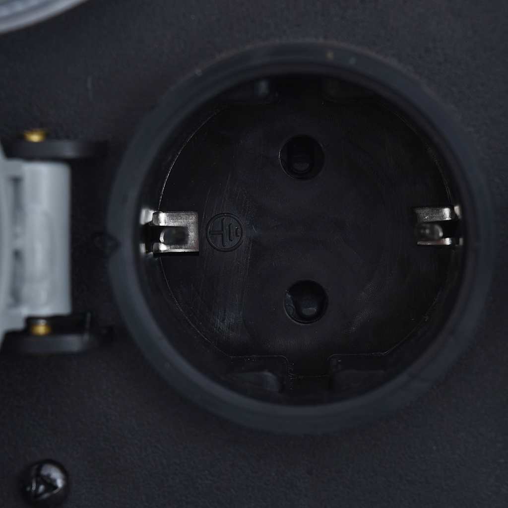 Πολύπριζο Κήπου 2 Υποδοχές Γκρι Συνθ. Ρητίνη με Χρονόμετρο - Pakobazaar