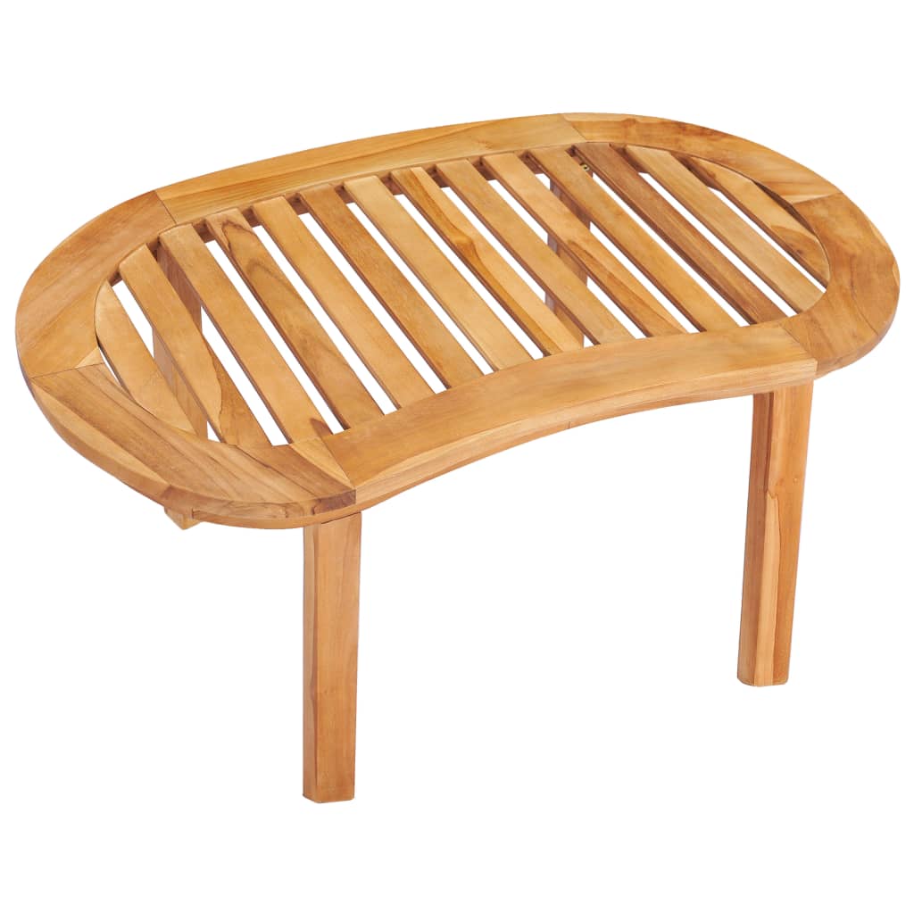 Τραπεζάκι Σαλονιού 90 x 50 x 45 εκ. από Μασίφ Ξύλο Teak