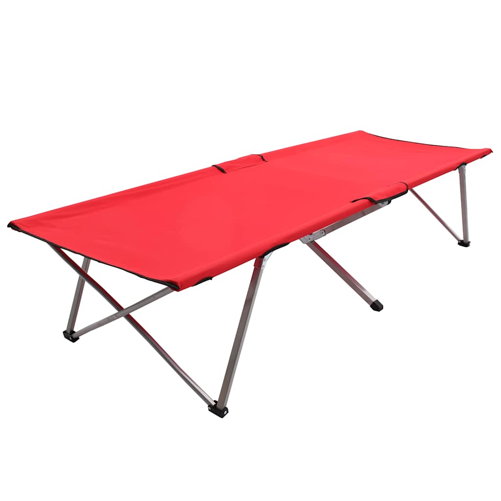 Κρεβάτι Κάμπινγκ Κόκκινο 206 x 75 x 45 εκ. XXL - Pakobazaar