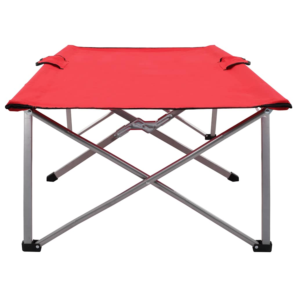 Κρεβάτι Κάμπινγκ Κόκκινο 206 x 75 x 45 εκ. XXL - Pakobazaar