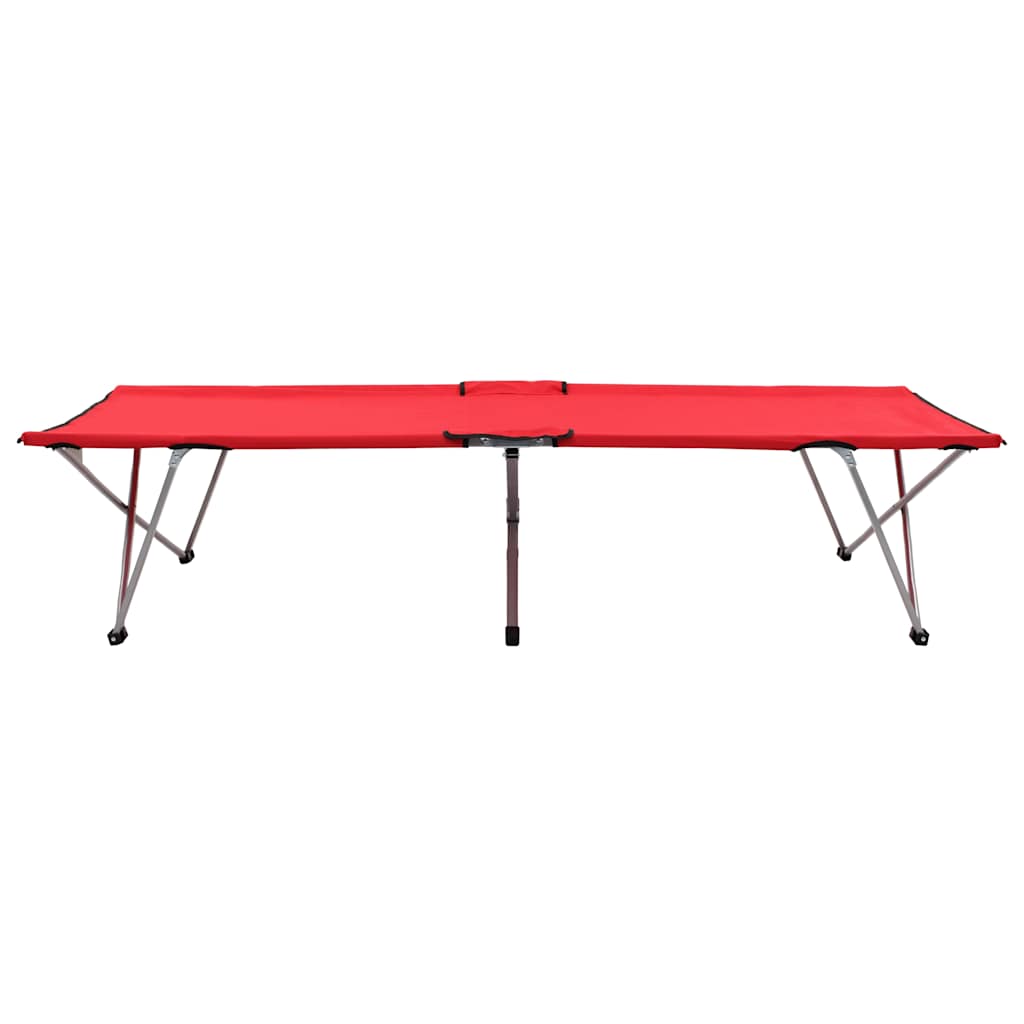Κρεβάτι Κάμπινγκ Κόκκινο 206 x 75 x 45 εκ. XXL - Pakobazaar