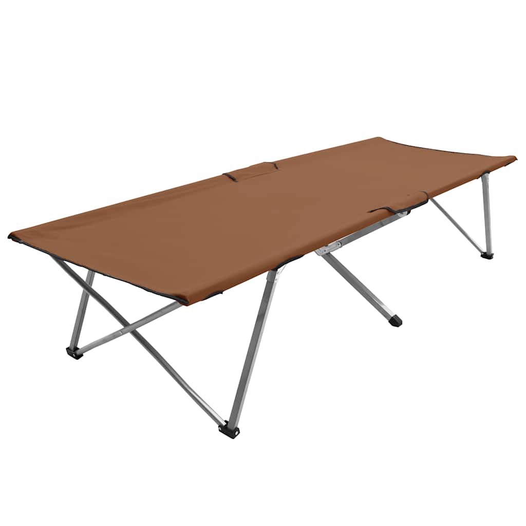 Κρεβάτι Κάμπινγκ Καφέ 206 x 75 x 45 εκ. XXL