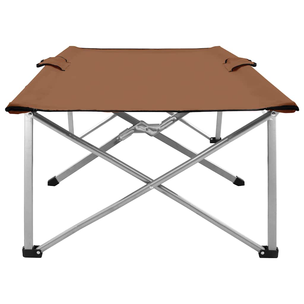 Κρεβάτι Κάμπινγκ Καφέ 206 x 75 x 45 εκ. XXL