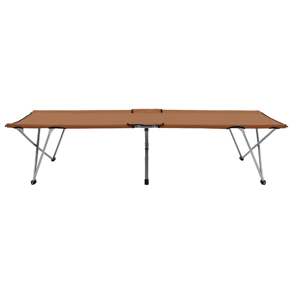Κρεβάτι Κάμπινγκ Καφέ 206 x 75 x 45 εκ. XXL