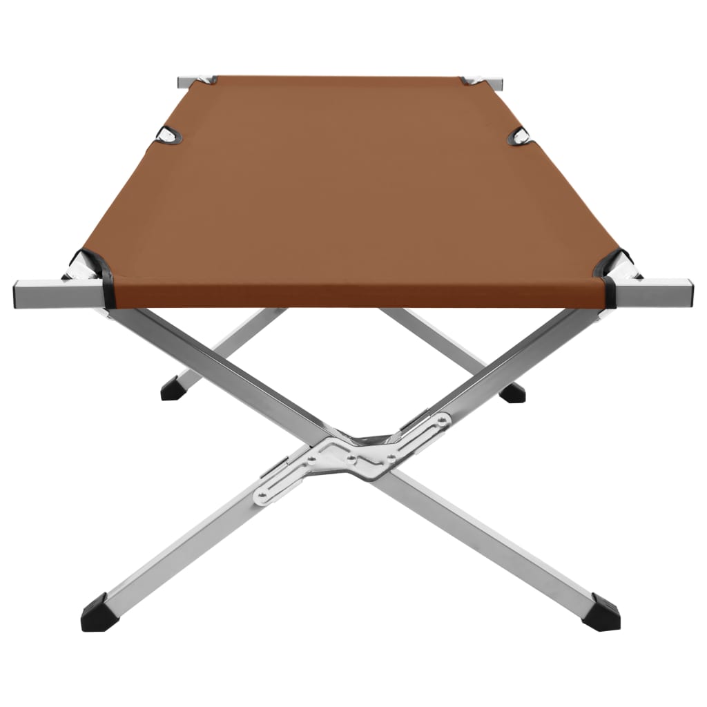 Κρεβάτι Κάμπινγκ Καφέ 190 x 74 x 47 εκ. XL