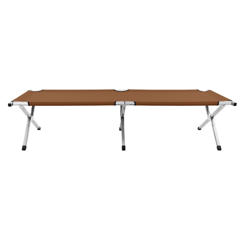 Κρεβάτι Κάμπινγκ Καφέ 190 x 74 x 47 εκ. XL
