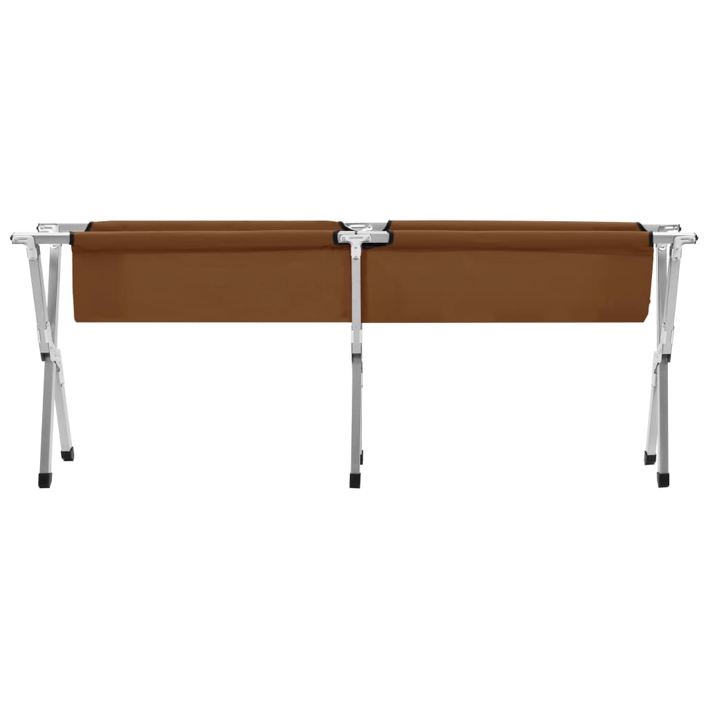 Κρεβάτι Κάμπινγκ Καφέ 190 x 74 x 47 εκ. XL