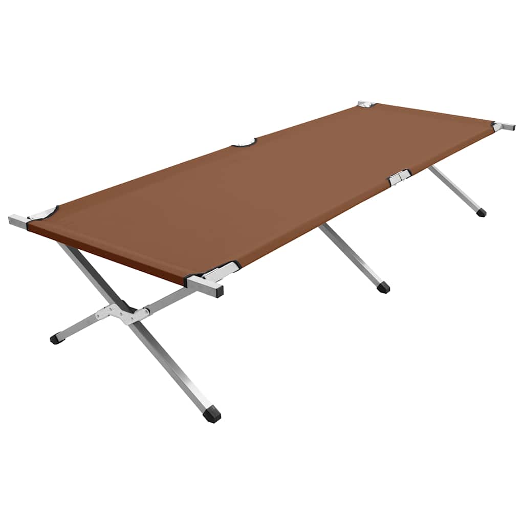 Κρεβάτι Κάμπινγκ Καφέ 210 x 80 x 48 εκ. XXL - Pakobazaar