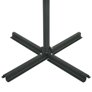 Ομπρέλα Κήπου Μπλε 460 x 270 εκ. με Ιστό Αλουμινίου - Pakobazaar