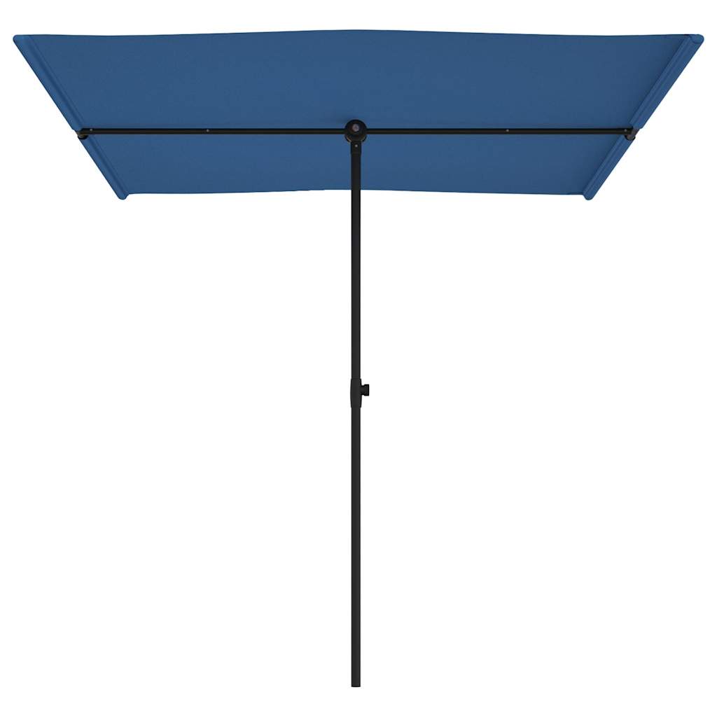 Ομπρέλα Κήπου Αζούρ Μπλε 2 x 1,5 μ. με Ιστό Αλουμινίου - Pakobazaar