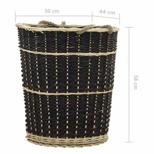 Καλάθι Πλάτης για Μεταφορά Ξύλων 50x44x58 εκ. από Φυσική Ιτιά - PAKOBAZAAR