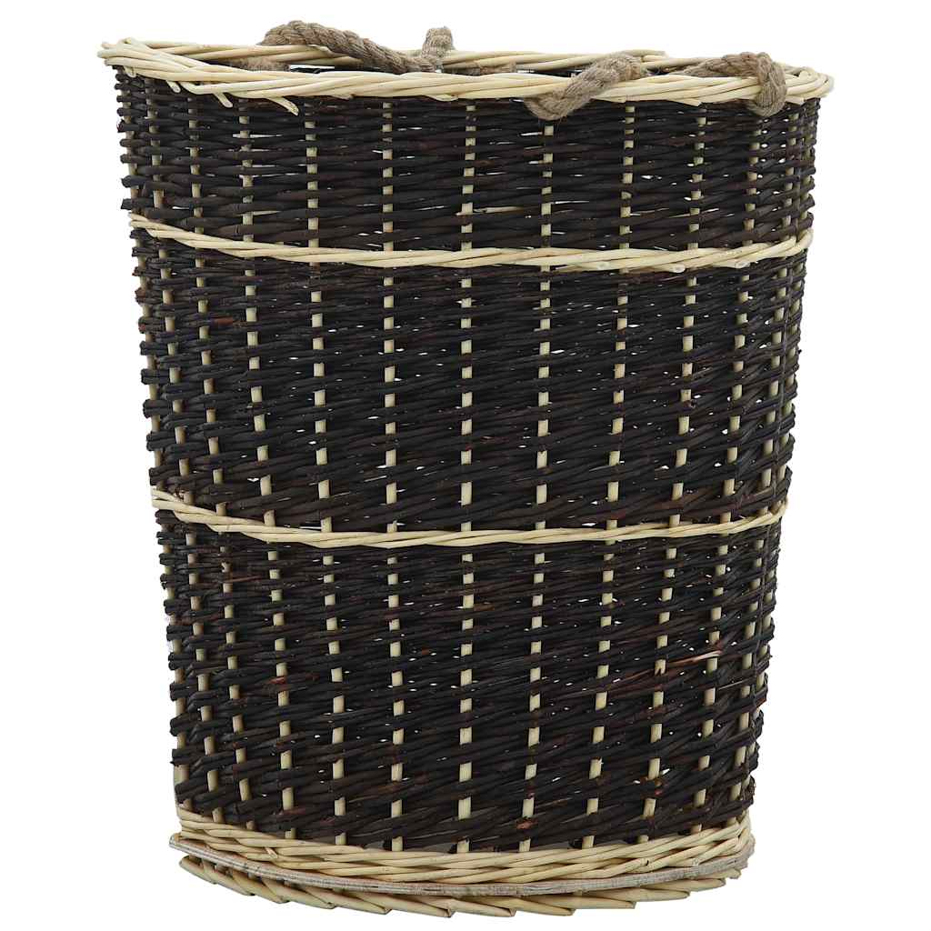 Καλάθι Πλάτης για Μεταφορά Ξύλων 50x44x58 εκ. από Φυσική Ιτιά - PAKOBAZAAR