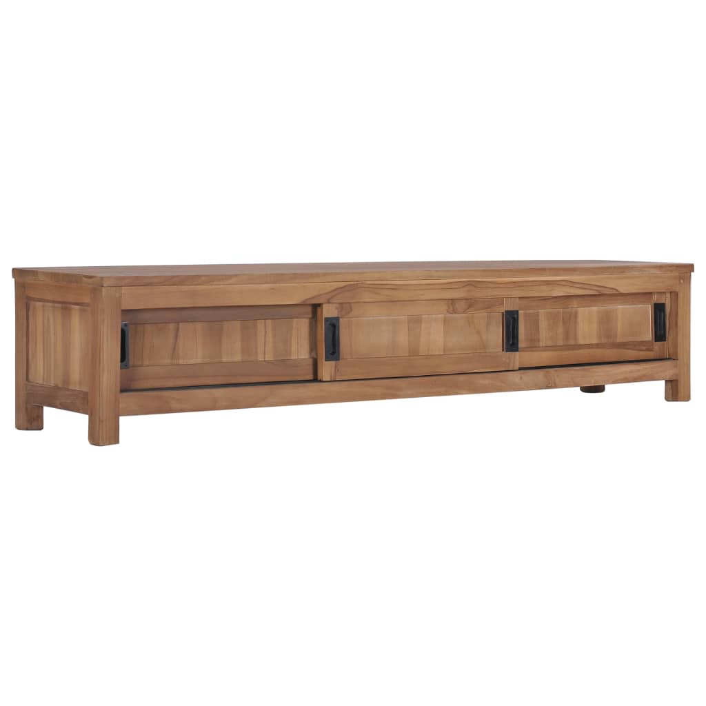 Έπιπλο Τηλεόρασης 150 x 30 x 30 εκ. από Μασίφ Ξύλο Teak - Pakobazaar