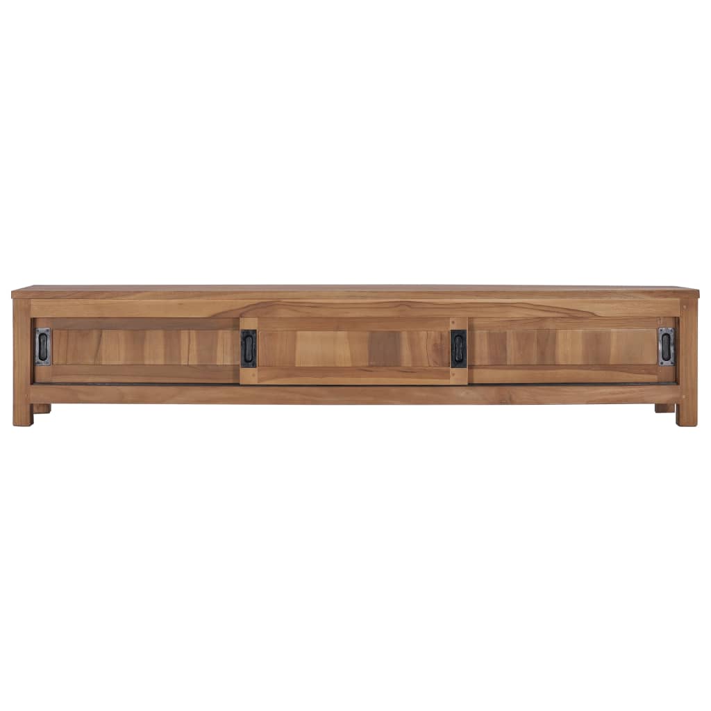 Έπιπλο Τηλεόρασης 150 x 30 x 30 εκ. από Μασίφ Ξύλο Teak - Pakobazaar