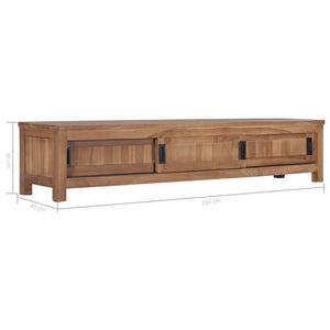 Έπιπλο Τηλεόρασης 150 x 30 x 30 εκ. από Μασίφ Ξύλο Teak - Pakobazaar
