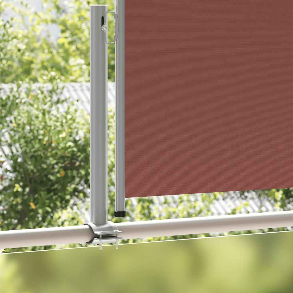 Σκίαστρο Πλαϊνό Συρόμενο Βεράντας Καφέ 120 x 300 εκ.