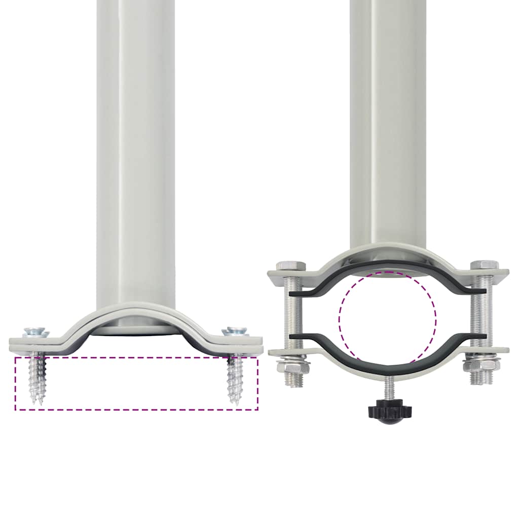 Σκίαστρο Πλαϊνό Συρόμενο Βεράντας Μπλε 120 x 300 εκ.