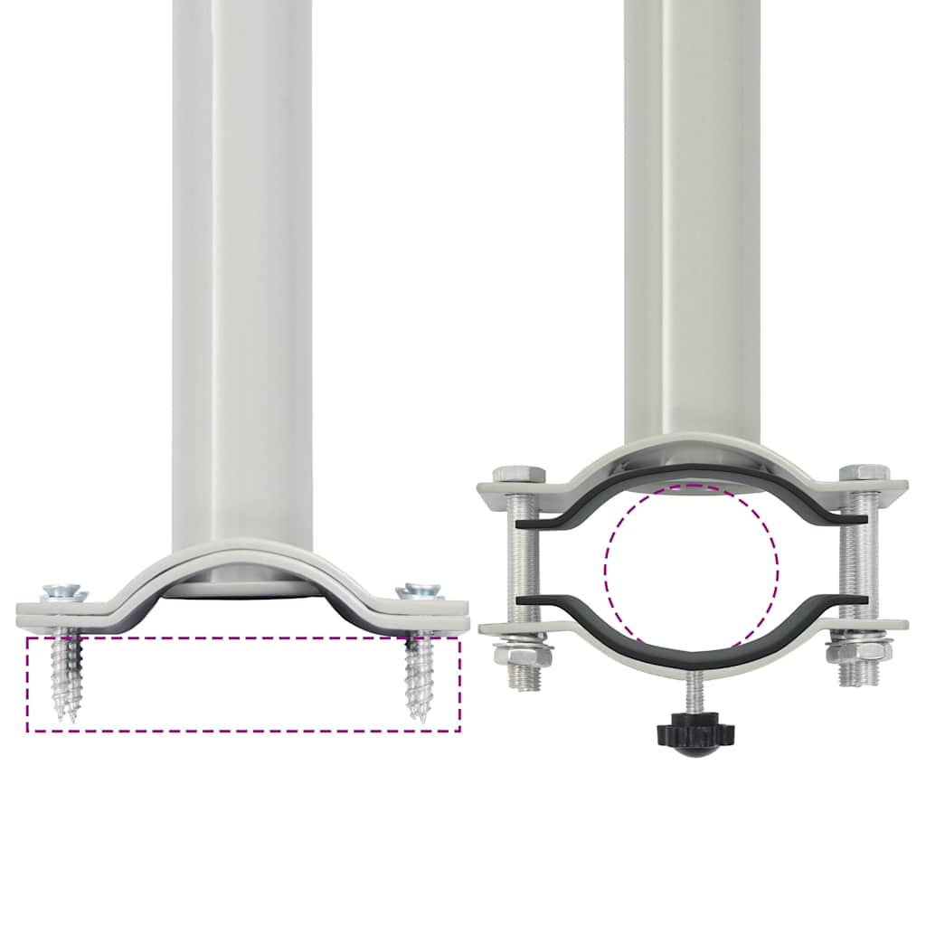 Σκίαστρο Πλαϊνό Συρόμενο Βεράντας Μπλε 140 x 300 εκ.