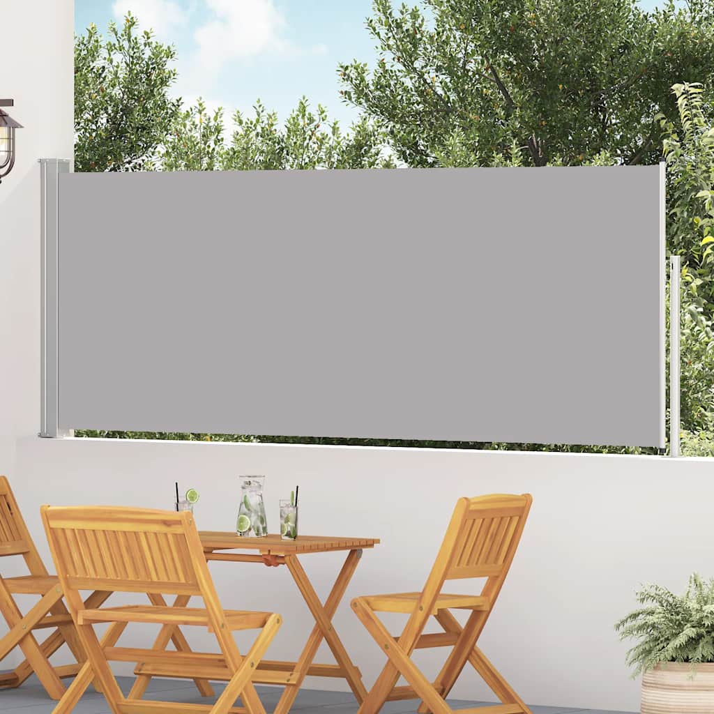 Σκίαστρο Πλαϊνό Συρόμενο Βεράντας Γκρι 120 x 500 εκ.