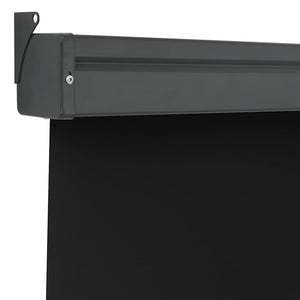 Σκίαστρο Βεράντας Πλαϊνό Μαύρο 125 x 250 εκ.
