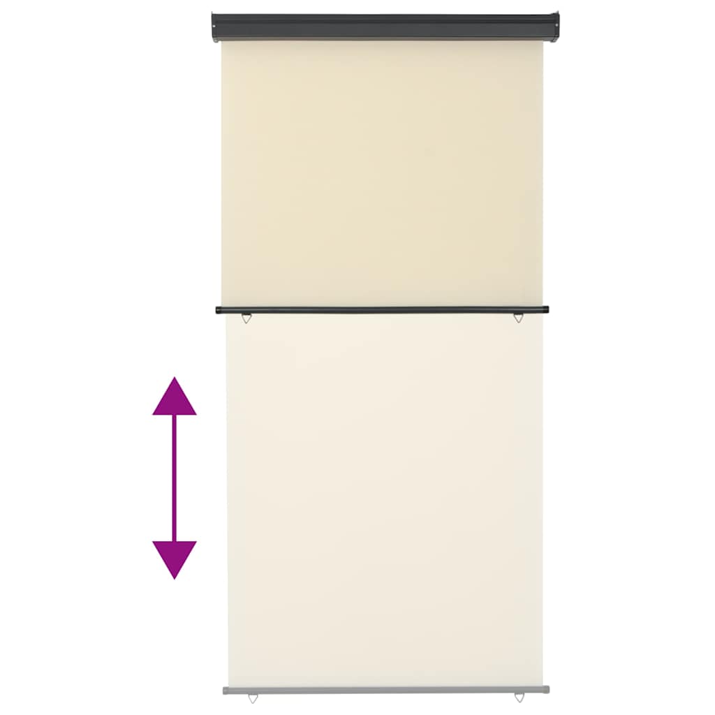 Σκίαστρο Βεράντας Πλαϊνό Κρεμ 125 x 250 εκ. - Pakobazaar