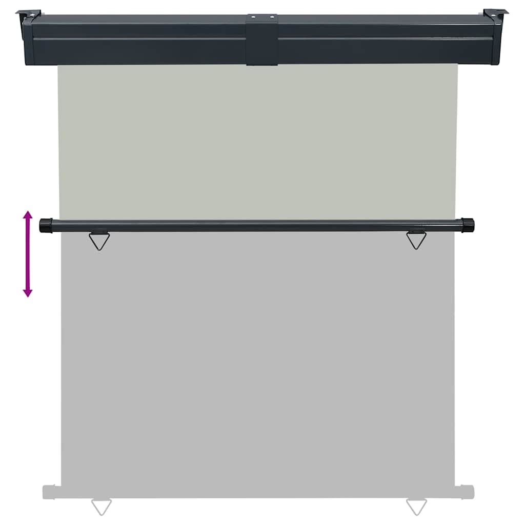 Σκίαστρο Βεράντας Πλαϊνό Γκρι 165 x 250 εκ.