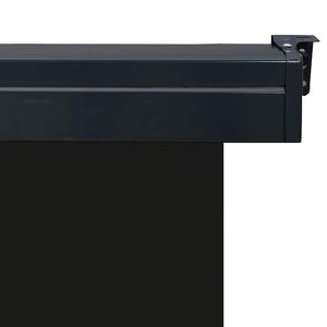 Σκίαστρο Βεράντας Πλαϊνό Μαύρο 175 x 250 εκ.