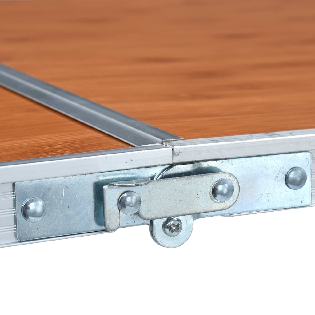 Τραπέζι Κάμπινγκ Πτυσσόμενο 180 x 60 εκ. Αλουμινίου - Pakobazaar