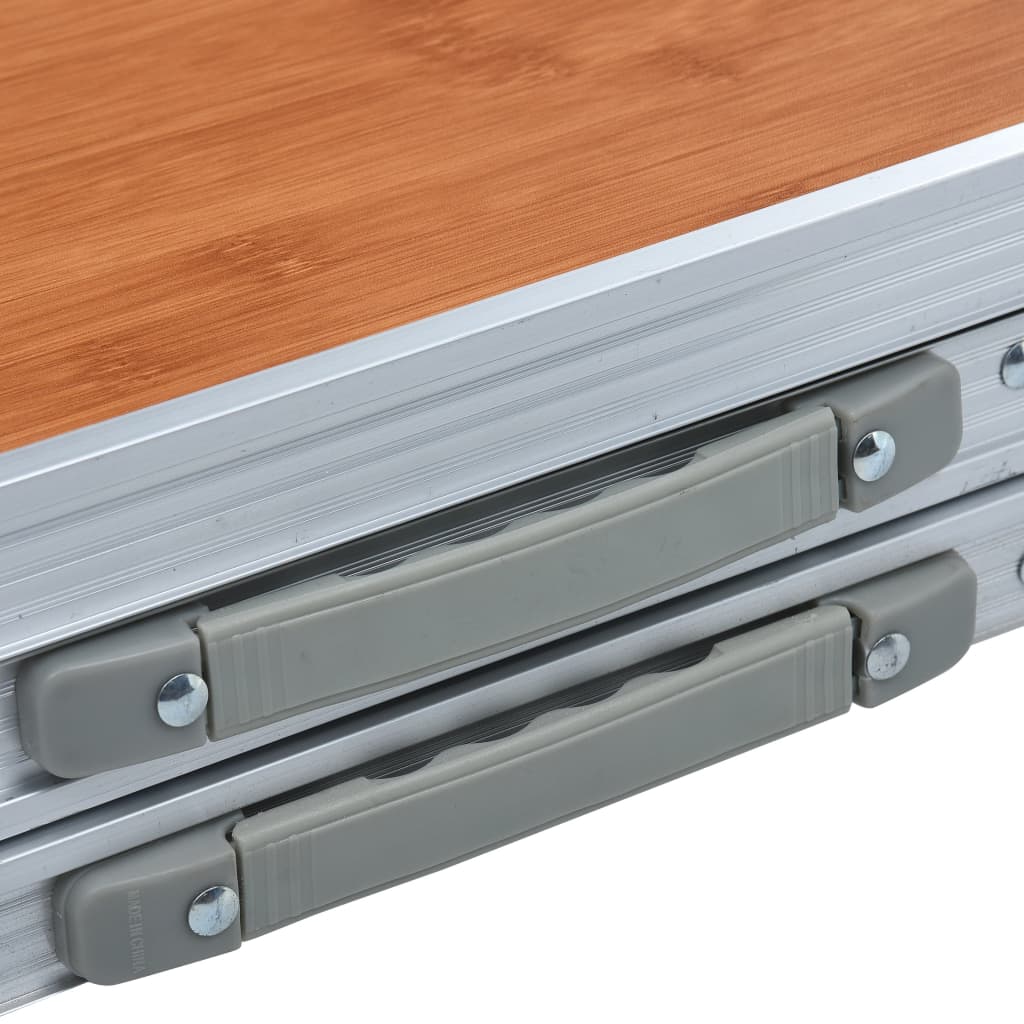 Τραπέζι Κάμπινγκ Πτυσσόμενο 180 x 60 εκ. Αλουμινίου - Pakobazaar