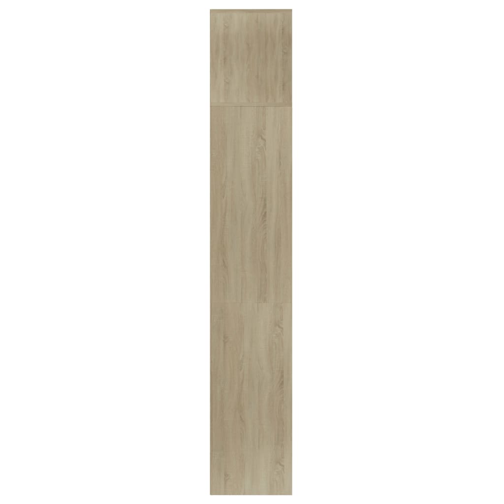 Έπιπλο TV/Βιβλιοθήκη Σετ 3 τεμ. Χρώμα Sonoma Δρυς 180x30x180 εκ - PAKOBAZAAR